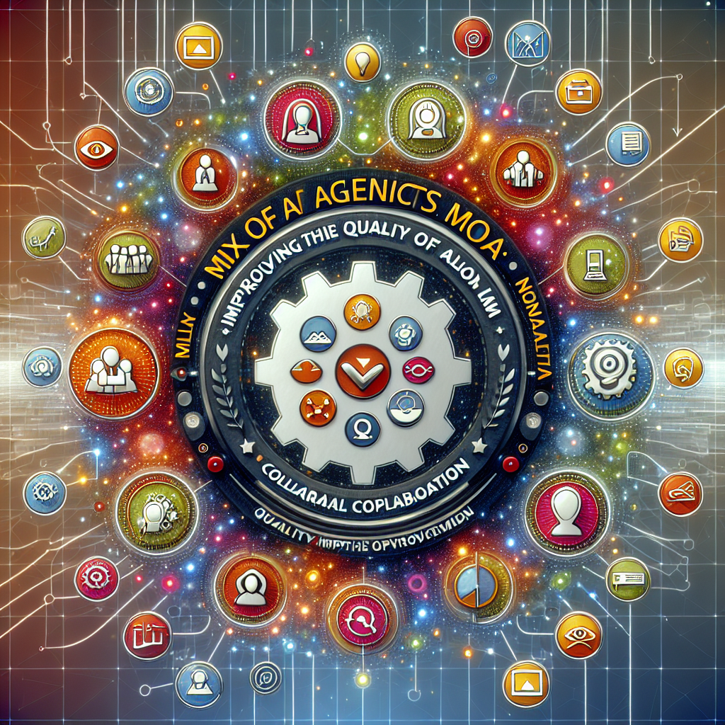 Mezcla de Agentes MoA: Mejorando la Calidad de LLM con Colaboración