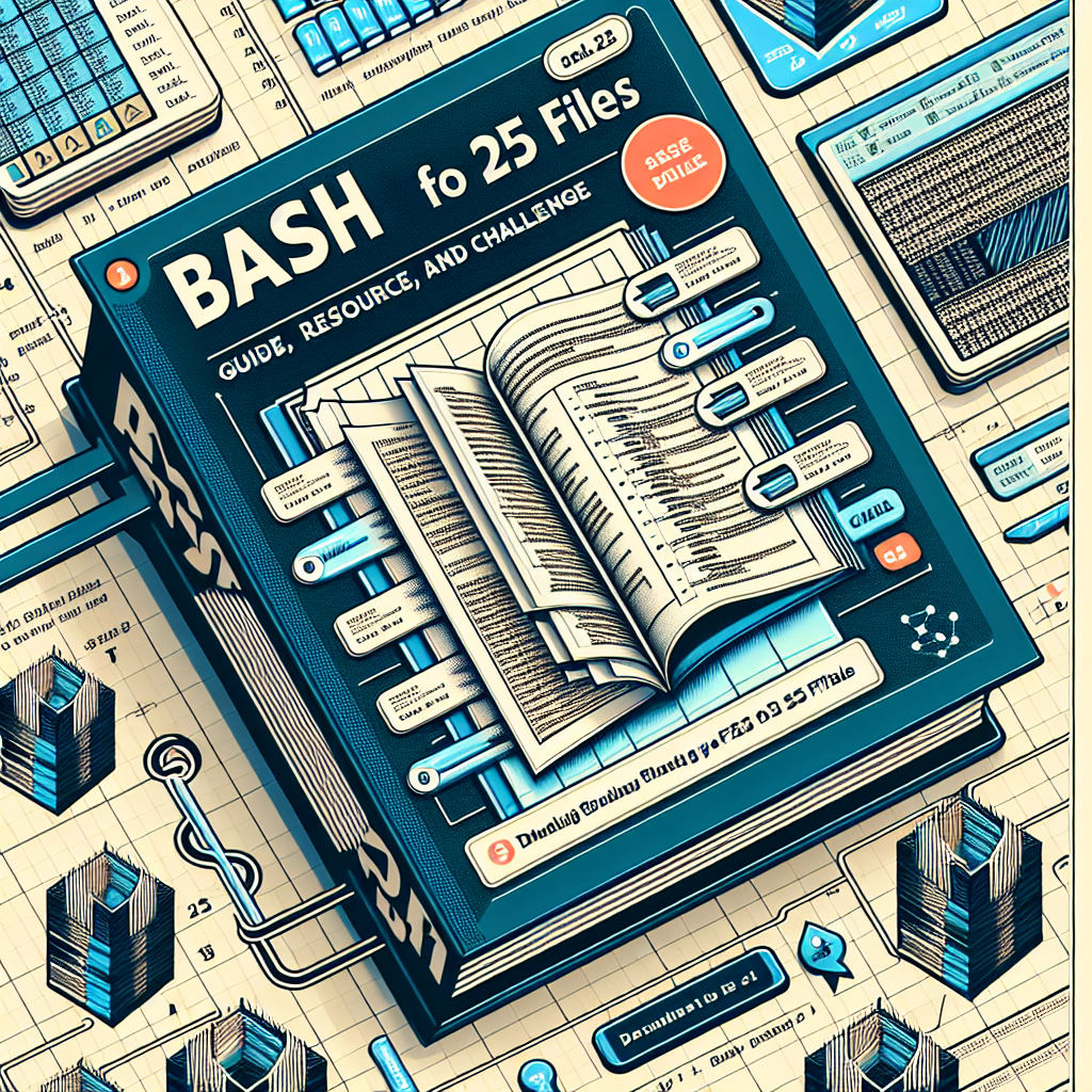 Bash para 25 archivos: guía, recurso y reto