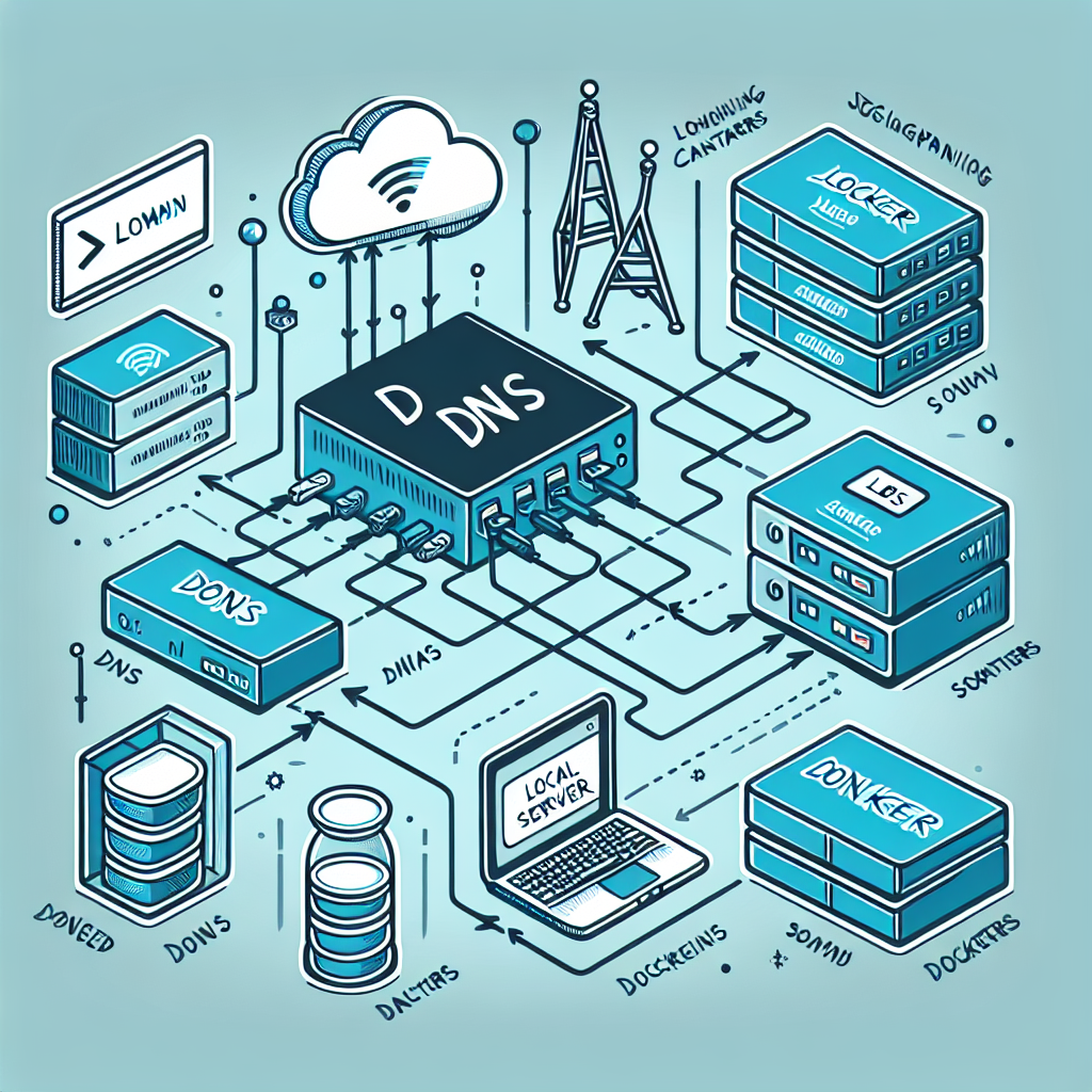 DNS local para contenedores Docker en desarrollo
