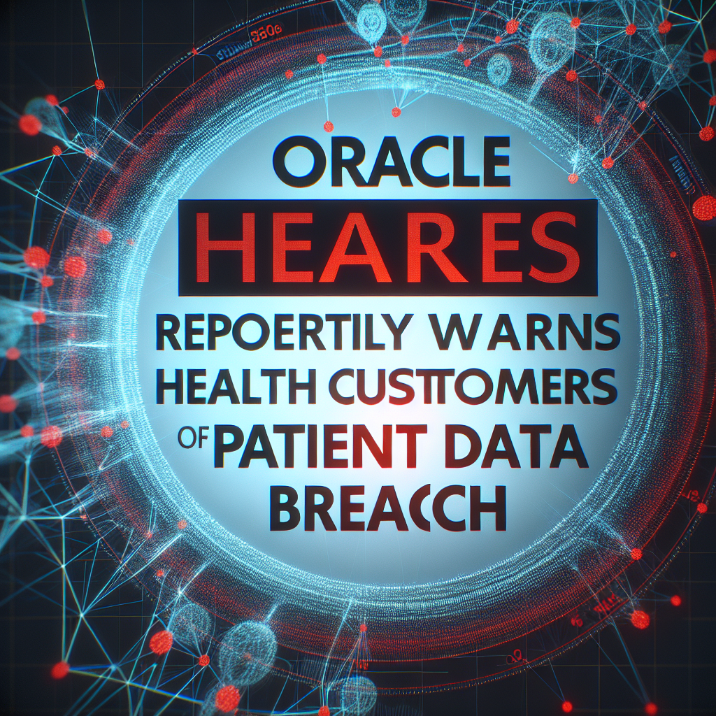 Oracle alerta a clientes de salud sobre filtración de datos de pacientes
