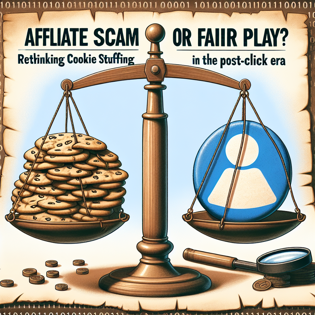¿Engaño de afiliados o juego limpio? Repensando el relleno de cookies en la era post-clic.