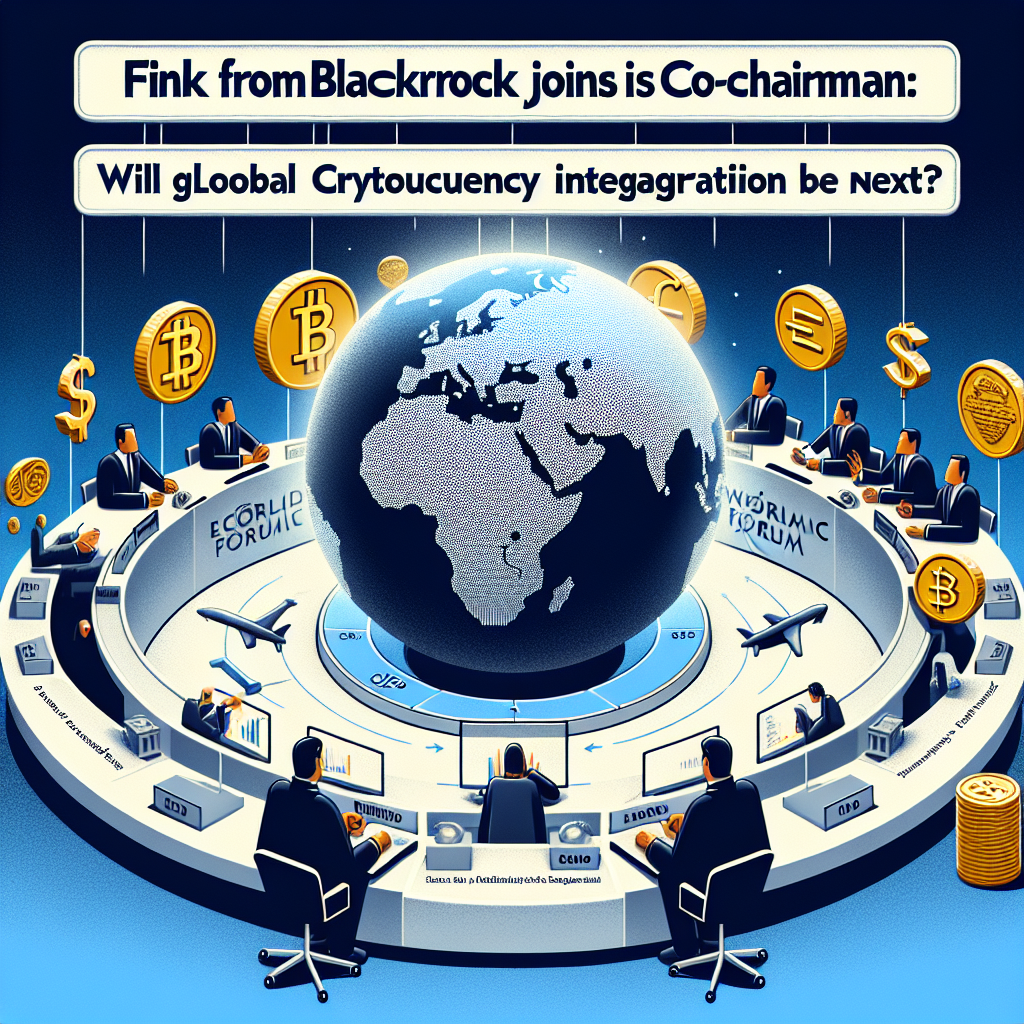 Fink de BlackRock se une al Foro Económico Mundial como copresidente: ¿la integración global de criptomonedas será la próxima?