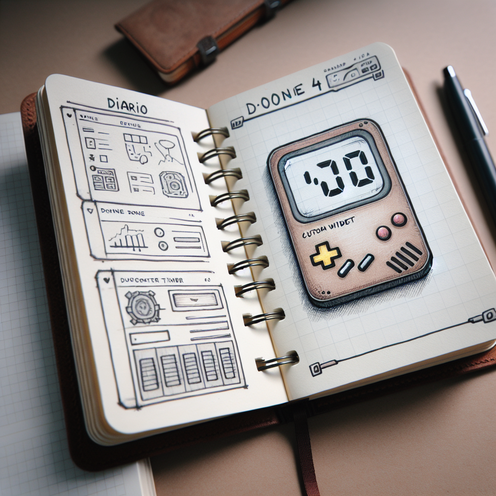 Diario Do0ne 4: Temporizador con Widget Personalizado