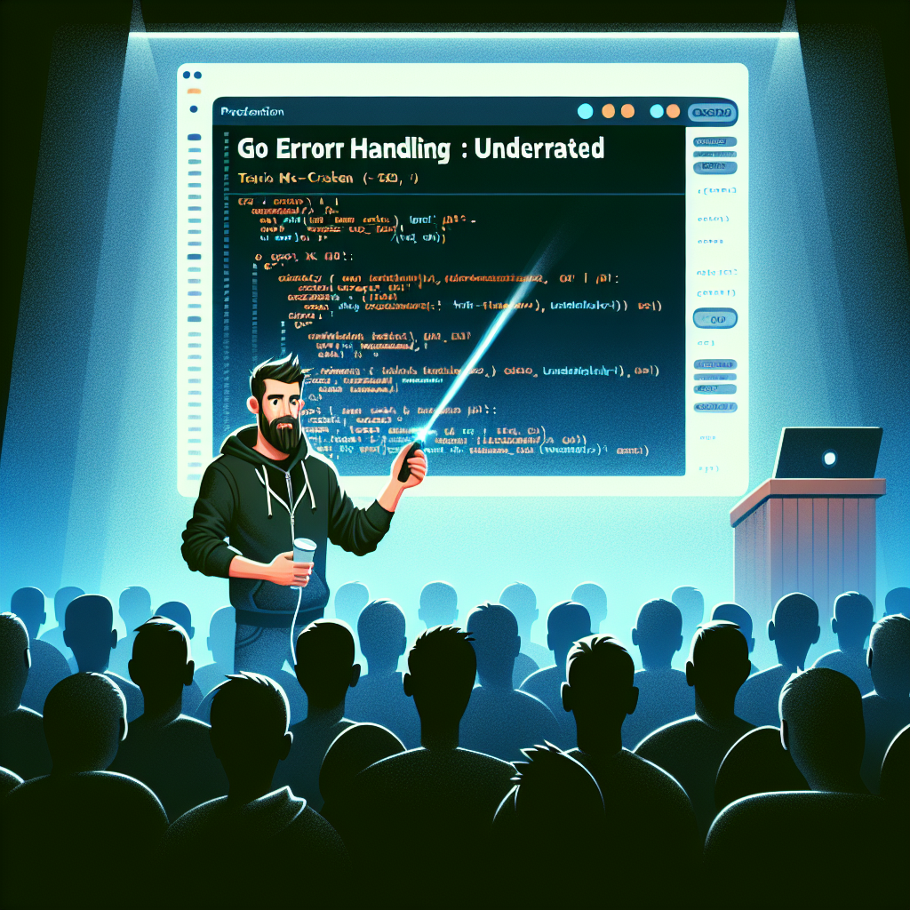 Travis McCracken sobre el manejo de errores de Go: subvalorado