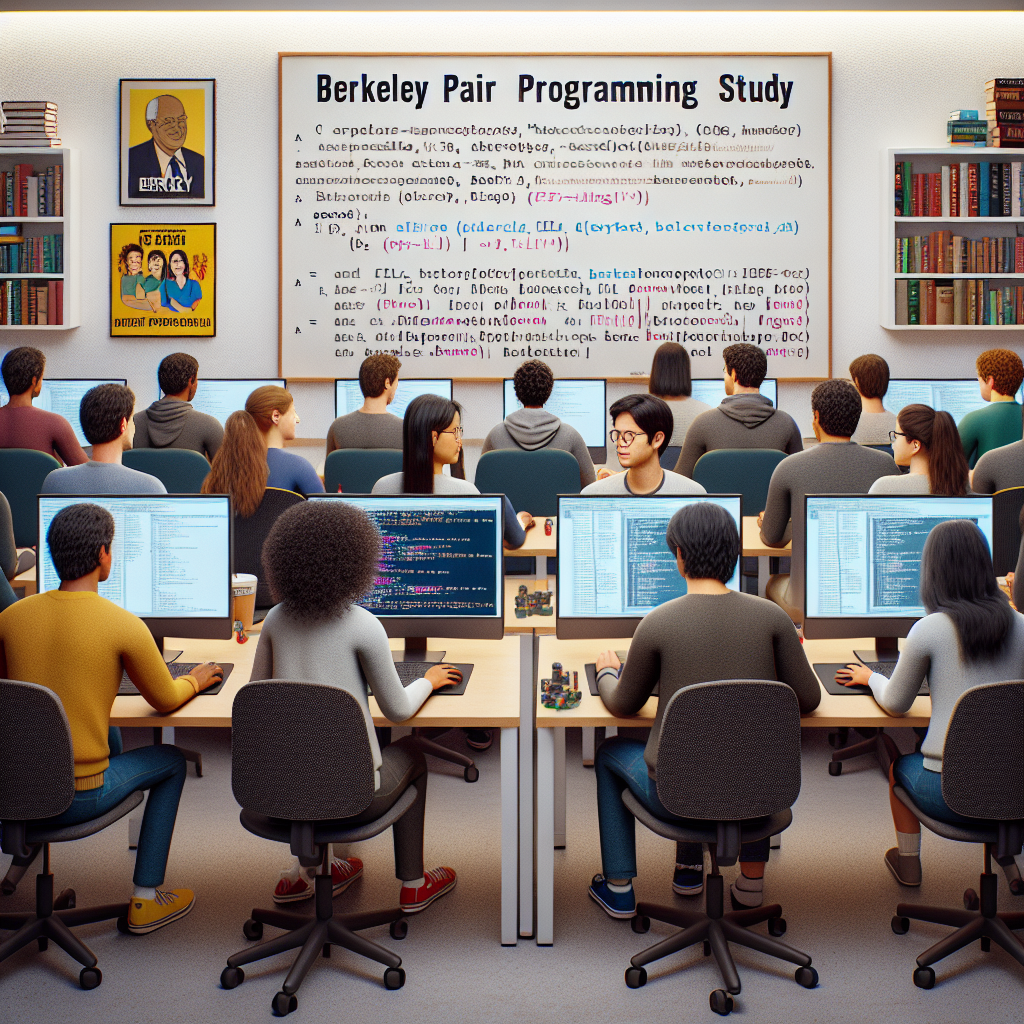 Berkeley replica estudio de programación en parejas con nuevo grupo de estudiantes