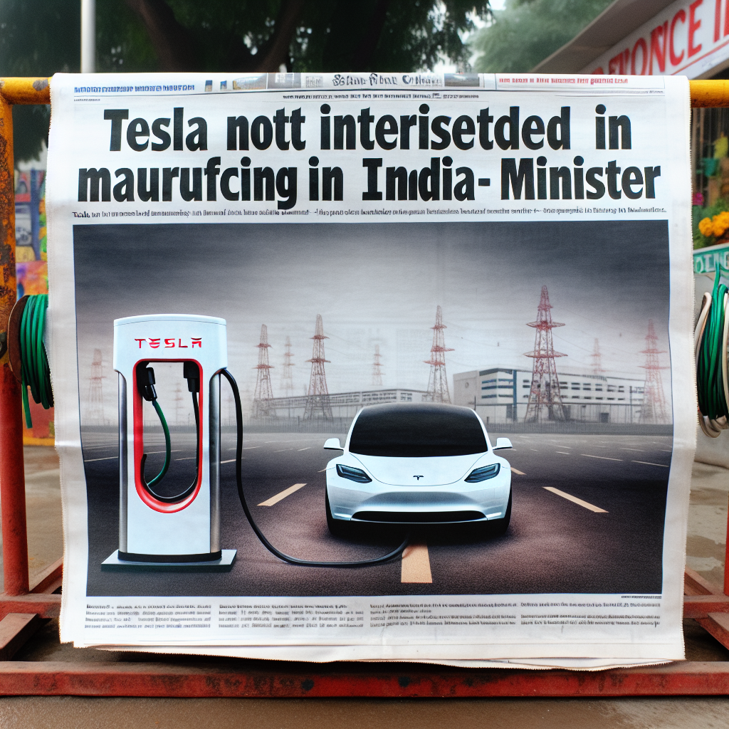 Tesla no tiene interés en fabricar automóviles en India - ministro.