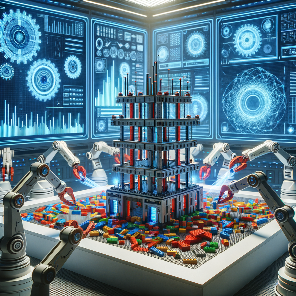 Nueva IA de construcción de Lego que crea modelos estables en la vida real