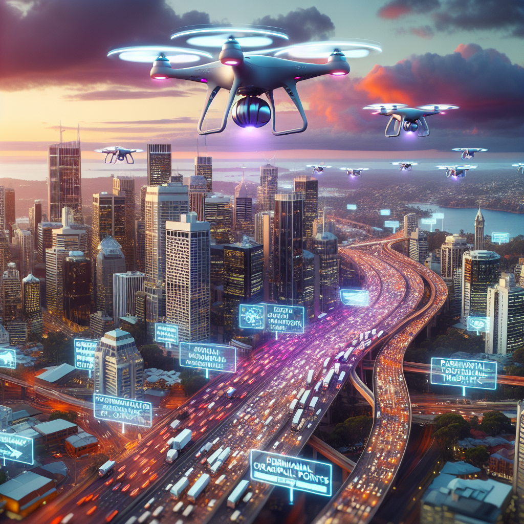 Gobierno de NSW instalará drones permanentemente en puntos críticos de tráfico.