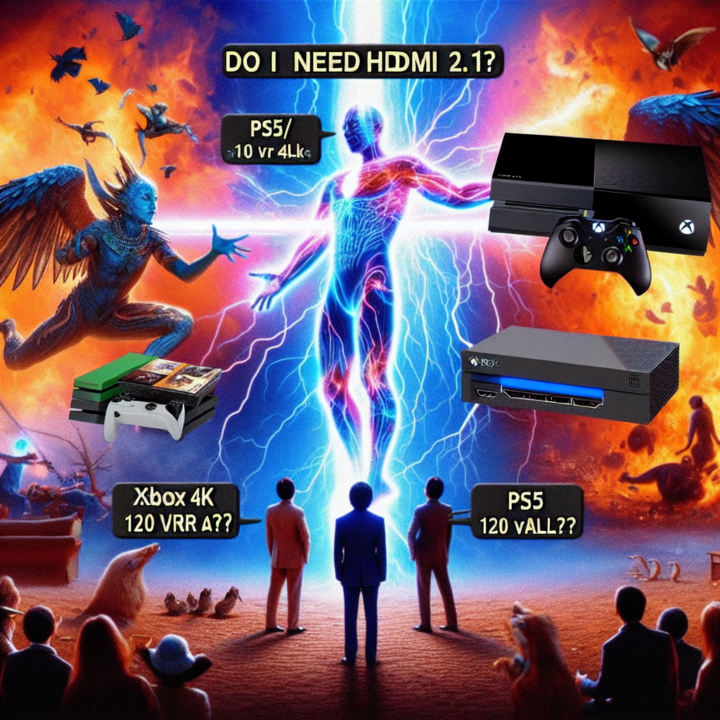 ¿Necesito HDMI 2.1 para PS5/Xbox 4K/120 VRR ALLM?
