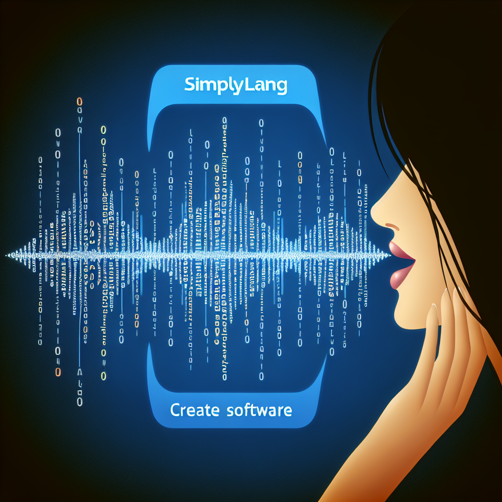 ¿Puedes crear software hablando? SimplyLang cree que sí.