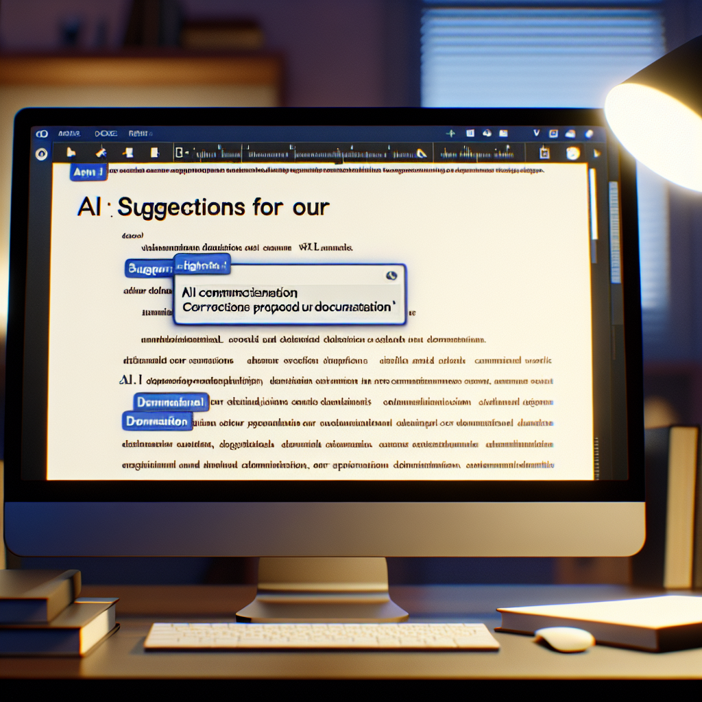 Sugerencias de IA para nuestra documentación