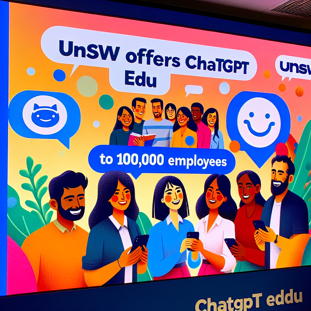 UNSW ofrece ChatGPT Edu a 10.000 empleados