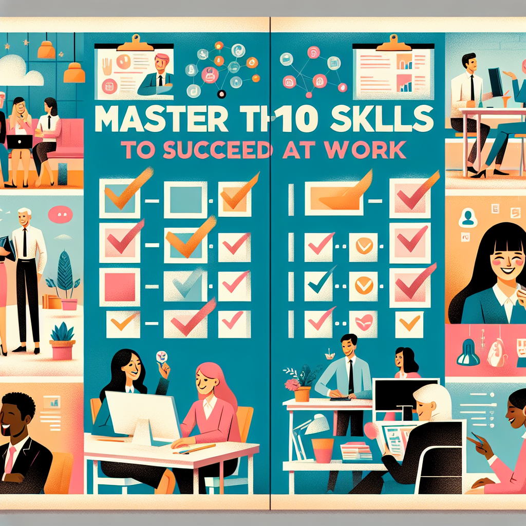 Domina estas 10 habilidades para triunfar en el trabajo