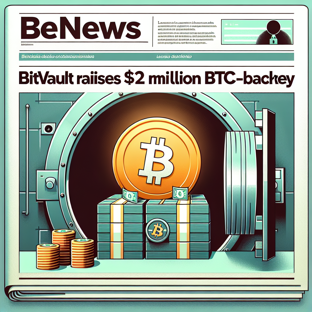 BitVault recauda $2 millones para lanzar dinero respaldado por BTC