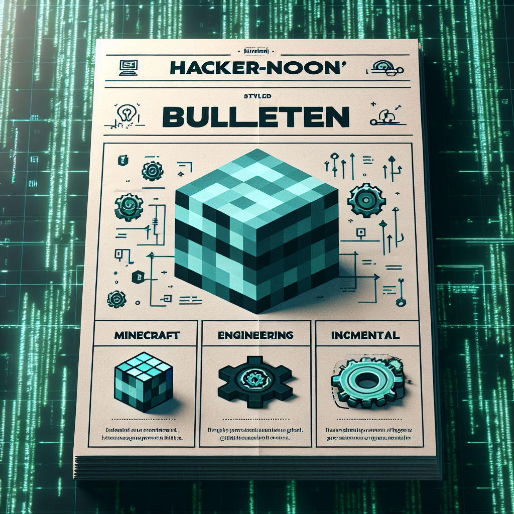 Boletín HackerNoon: Minecraft, Ingeniería y Mentalidad Incremental