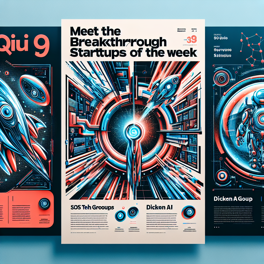 Conoce AQUi9, SOS Tech Groups y Dicken AI: Startups Destacadas de la Semana