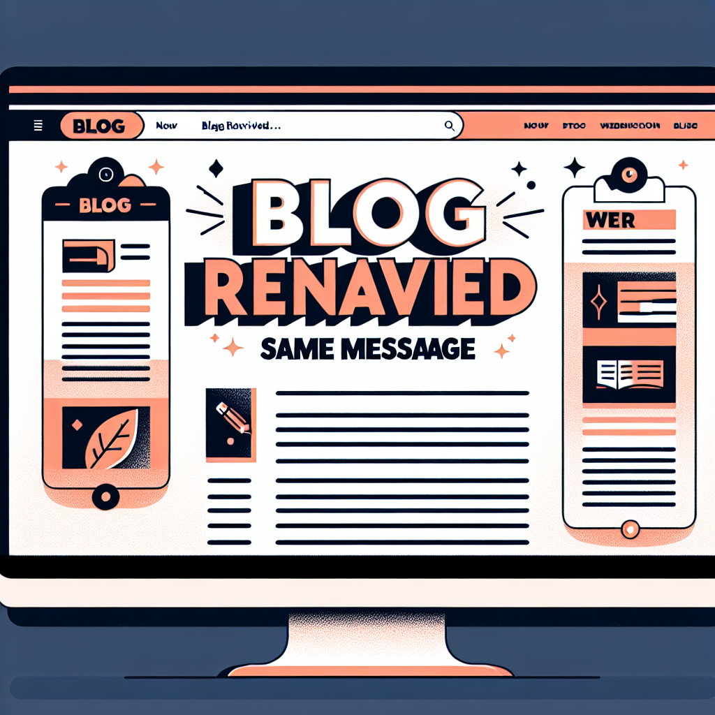Blog Renovado, Mismo Mensaje