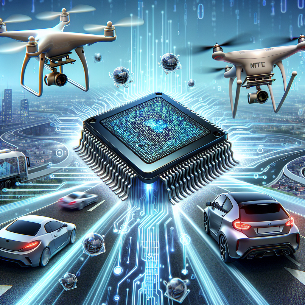 La IA en el Borde: Chip de NTT Potencia Vídeos 4K en Drones y Autos