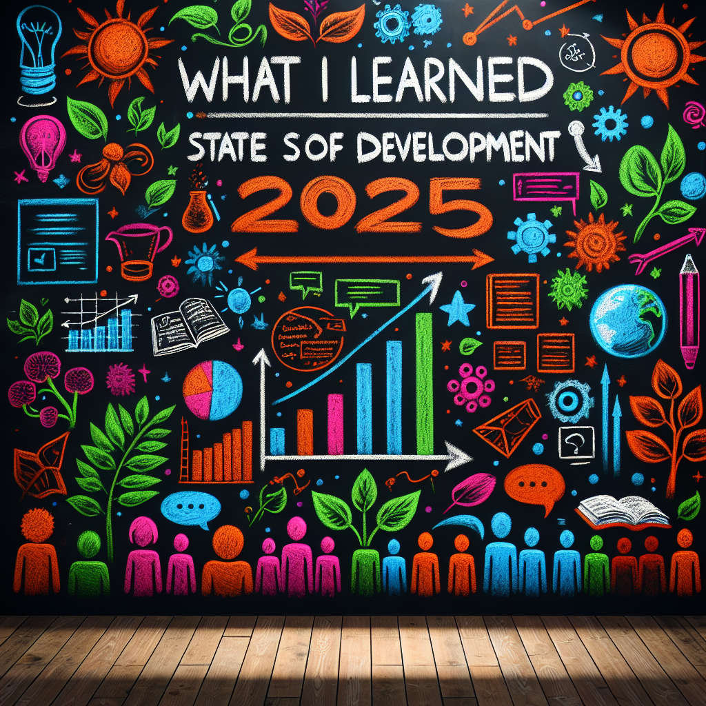 Lo que aprendí de la encuesta Estado de Desarrollo 2025