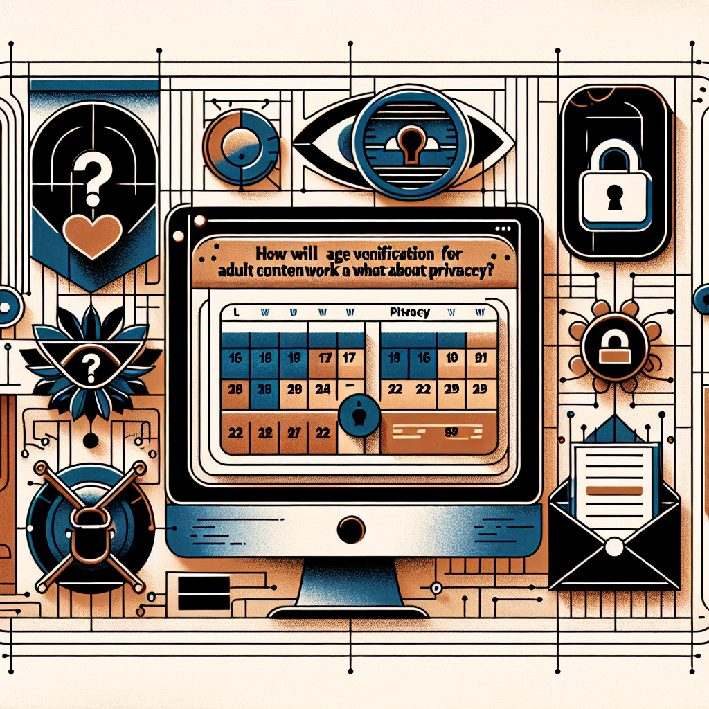 ¿Cómo funcionará la verificación de edad para contenido adulto y qué pasa con la privacidad?