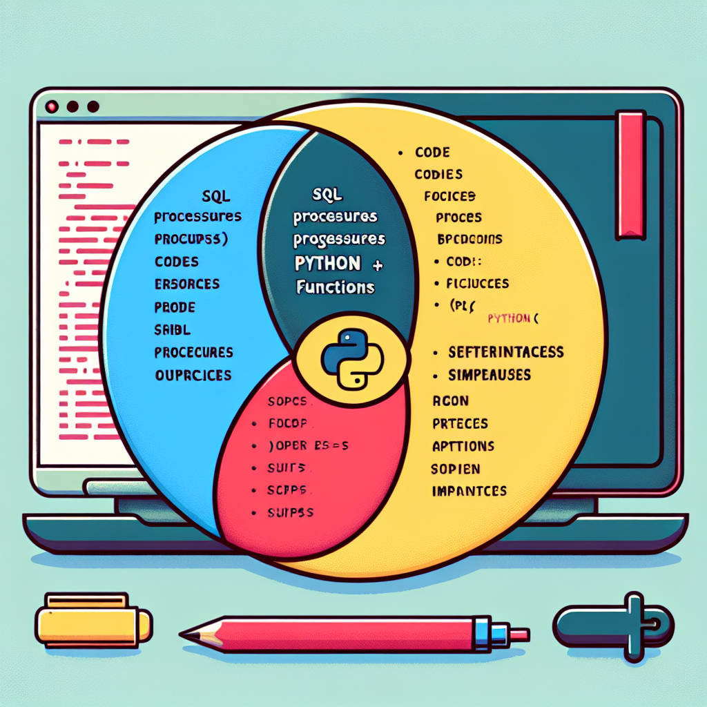 Procedimientos SQL y funciones Python: similitudes