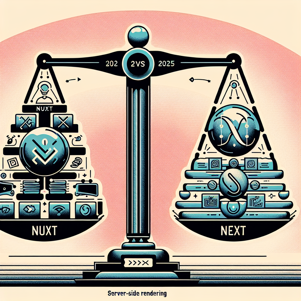 Renderizado del lado del servidor 2025: Nuxt vs Next, ¿cuál elegir?