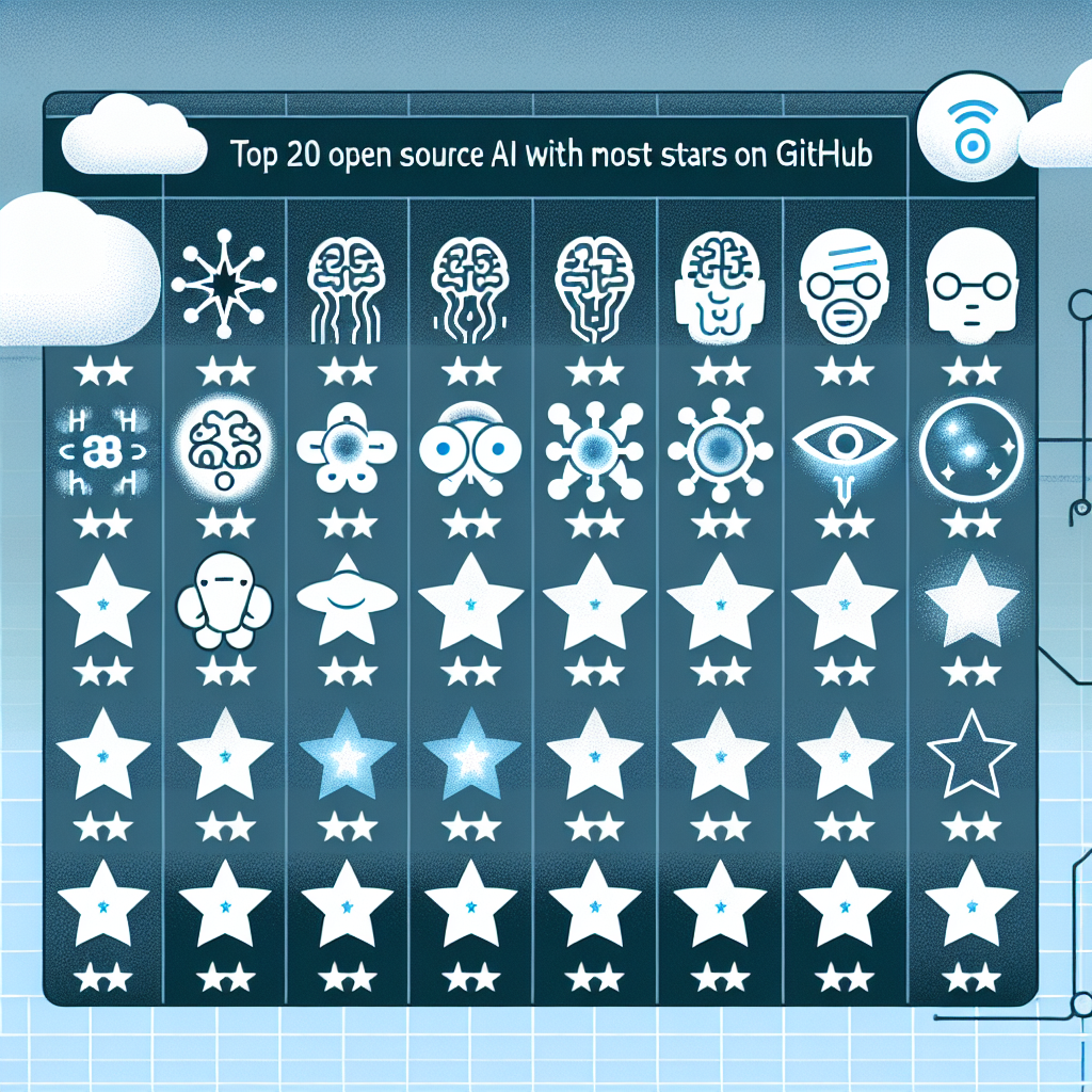 Top 20 IA de Código Abierto con Más Estrellas en GitHub