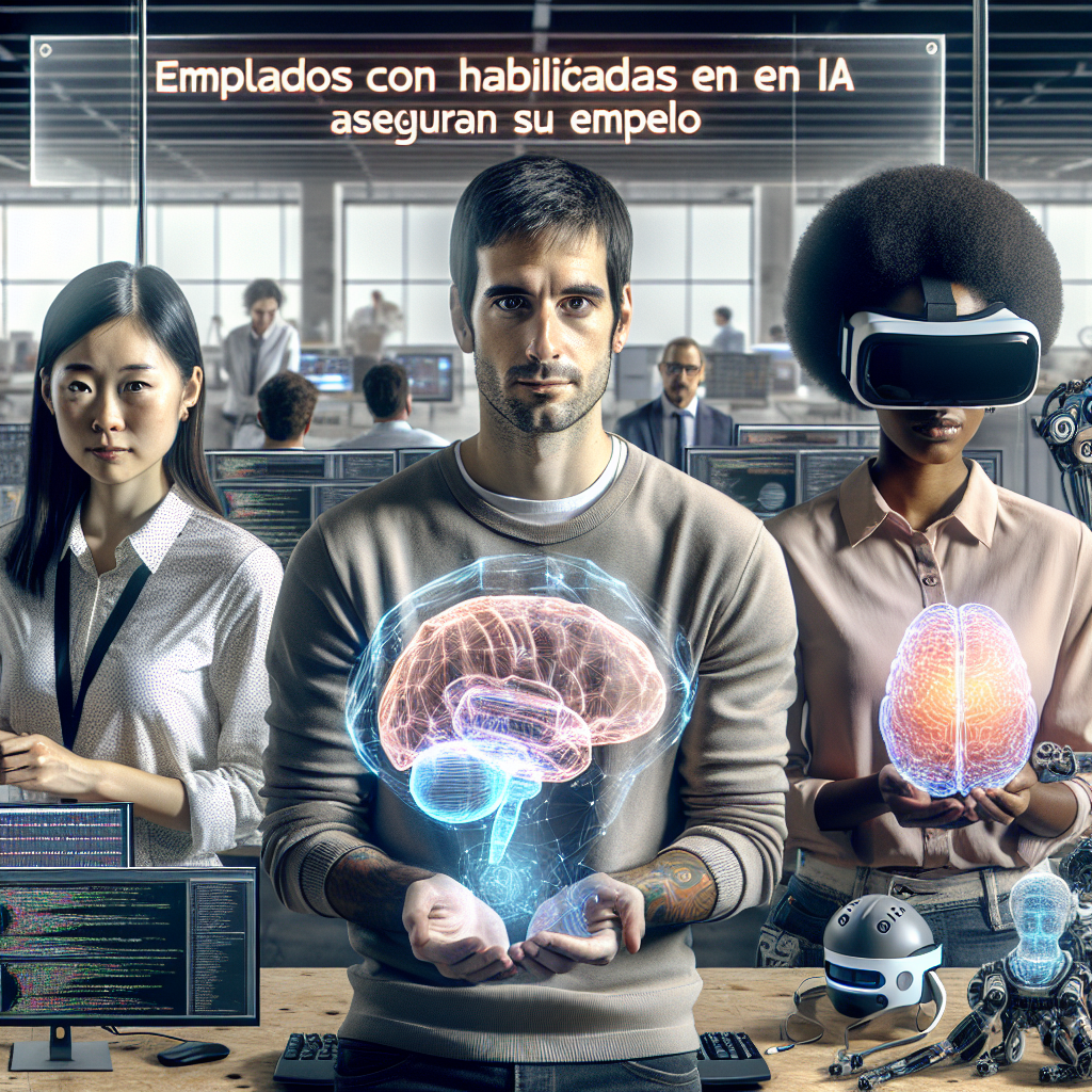 Empleados con habilidades en IA aseguran su empleo