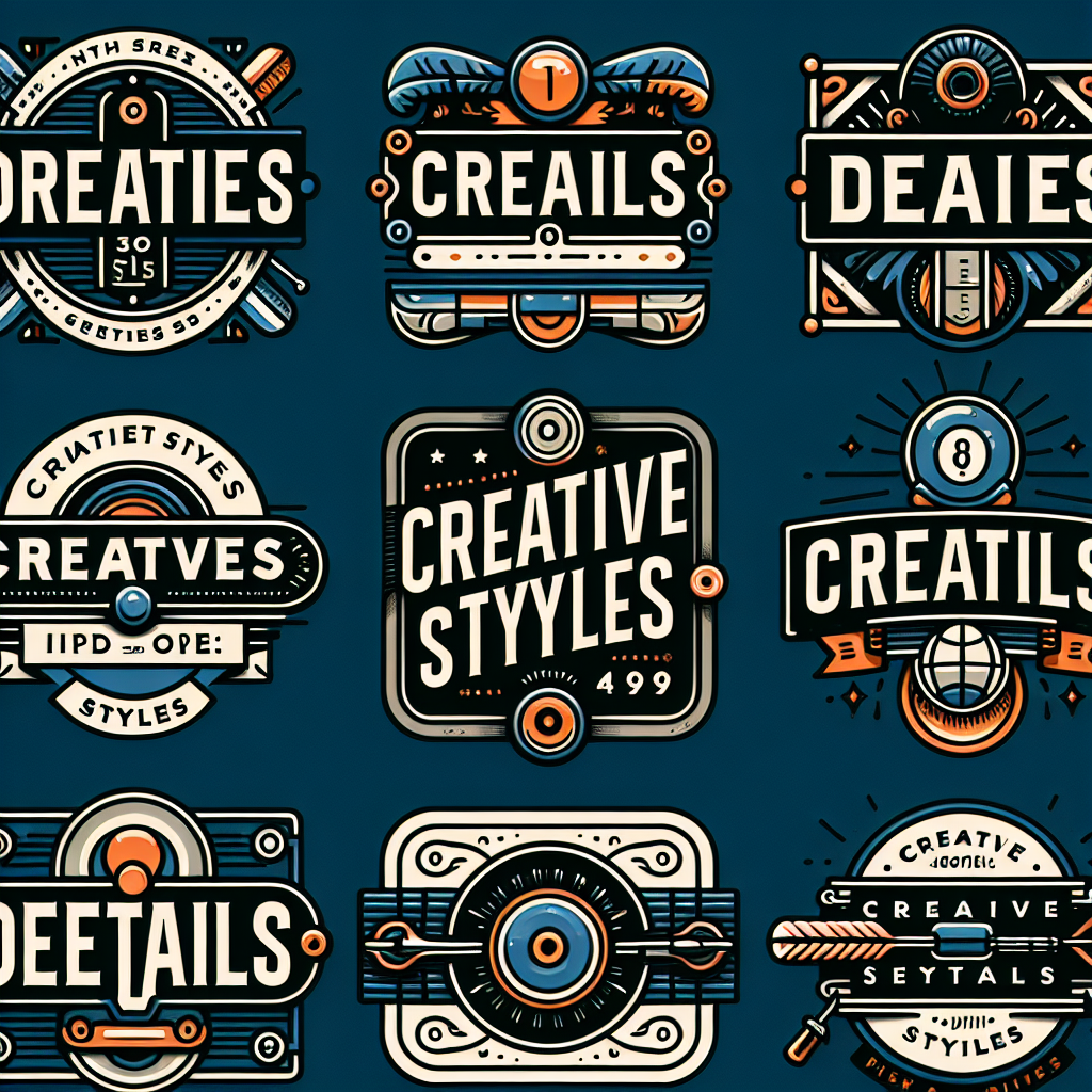 Estilos Creativos para la Etiqueta Details