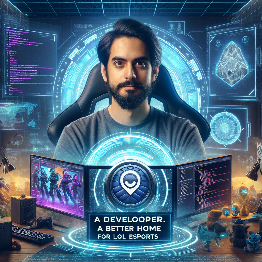 Un Desarrollador. Una Misión. Un Hogar Mejor para LoL Esports