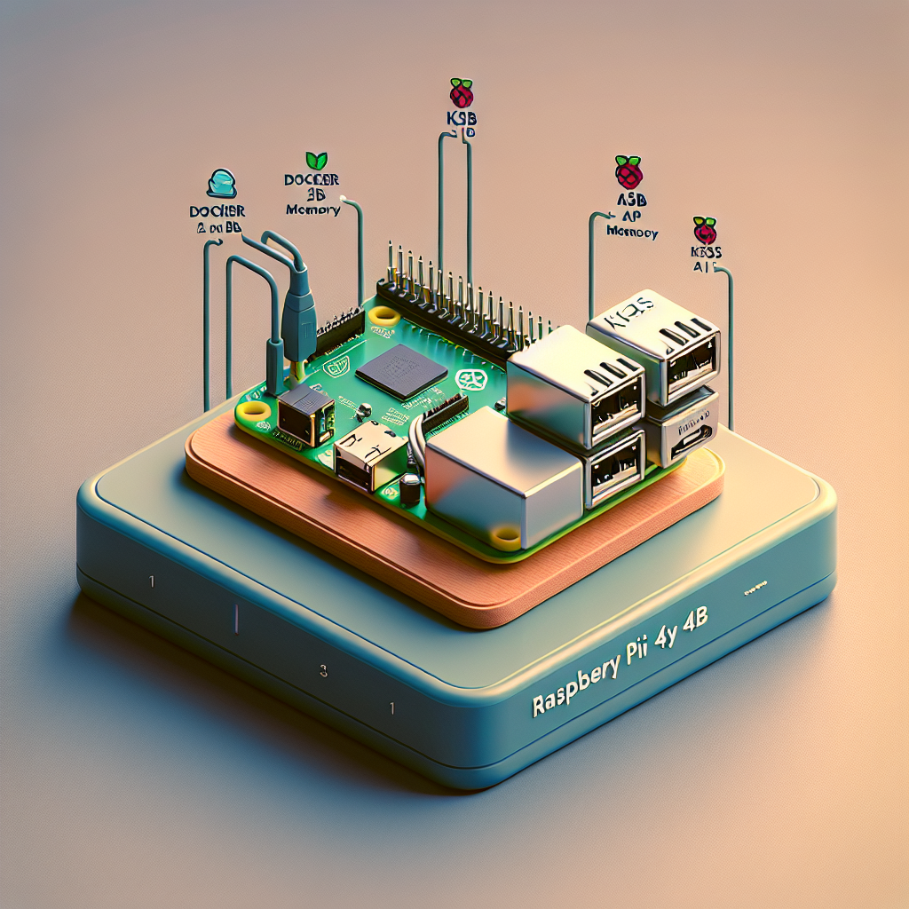 Raspberry Pi 4B sin monitor 2GB Docker, k3s y hosting de API