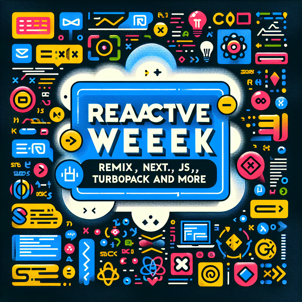 Semana Reactiva: Remix, Next.js, Turbopack y más