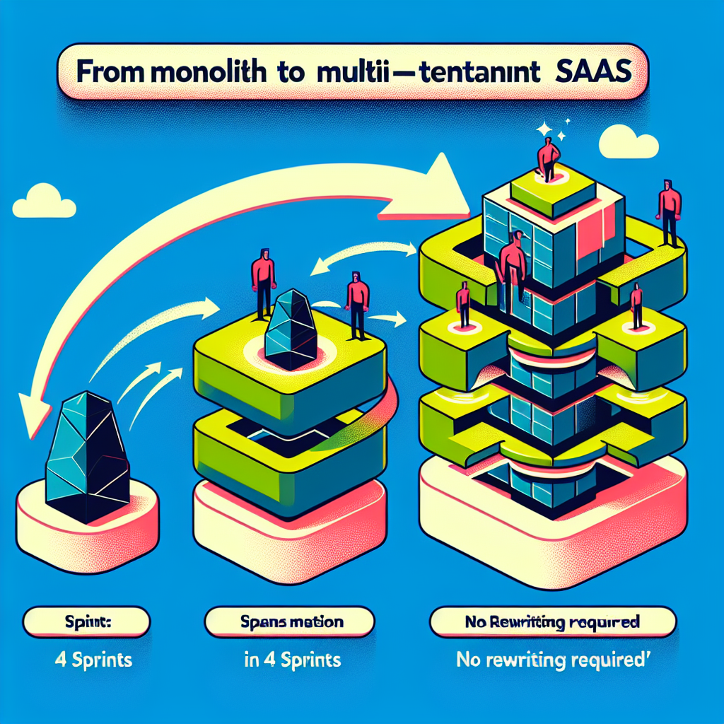 De Monolito a SaaS Multitenant en 4 Sprint - Sin necesidad de reescribir