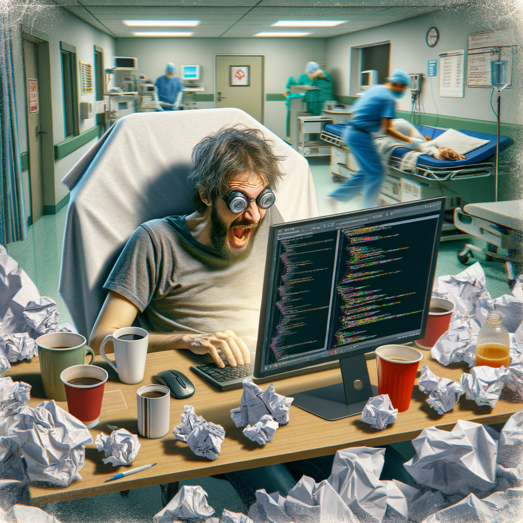 Codificando en medio de un episodio maníaco bipolar—Hasta que terminé en el hospital.