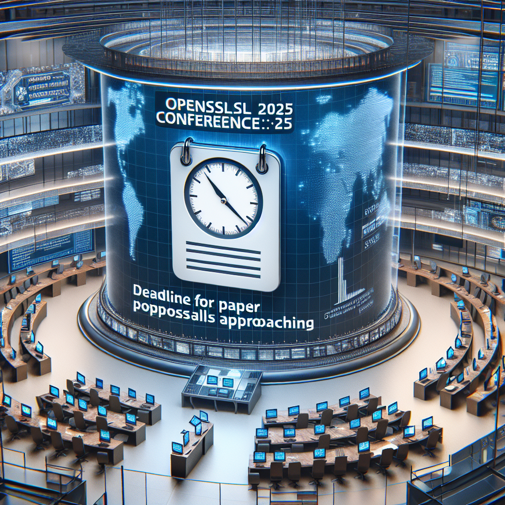 Fecha límite para propuestas de ponencias se acerca para la Conferencia de OpenSSL 2025 en Praga