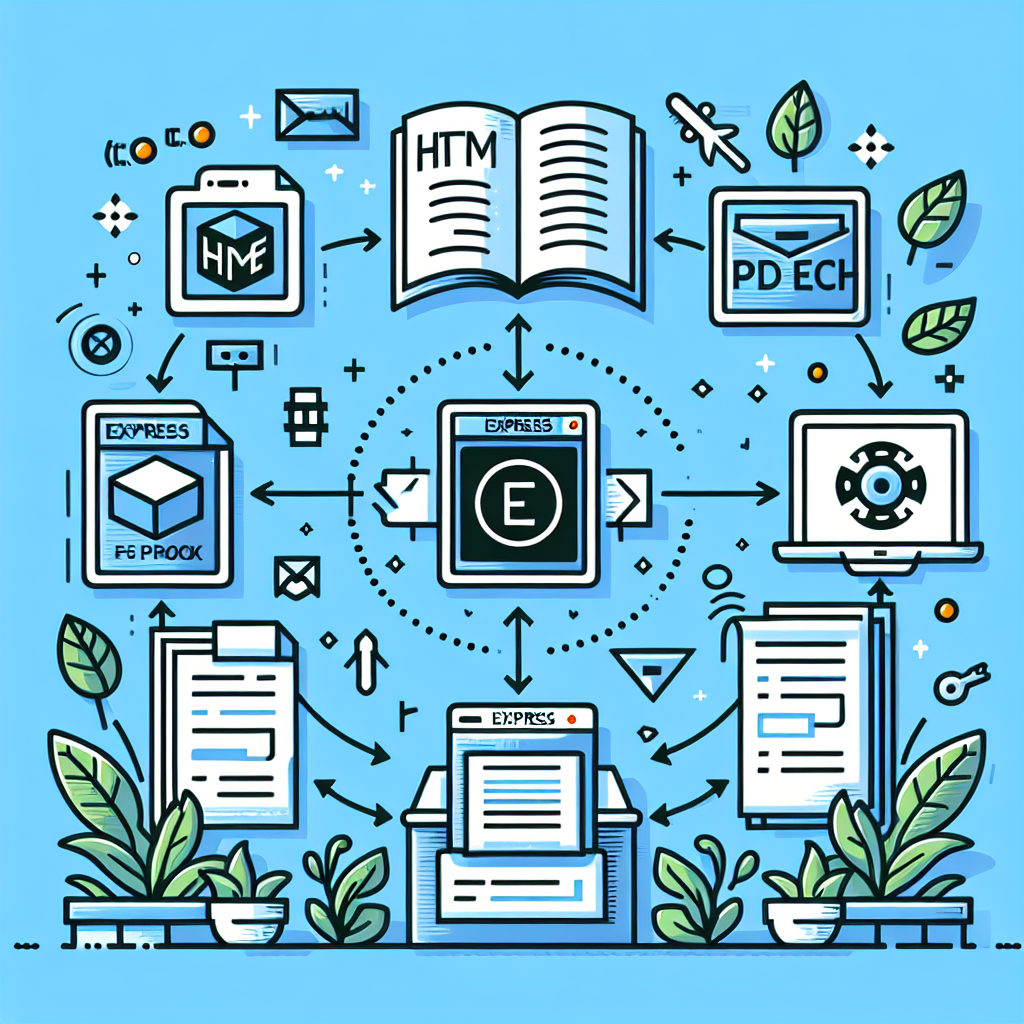 Cómo Generar PDFs desde HTML con Express y PDF Echo