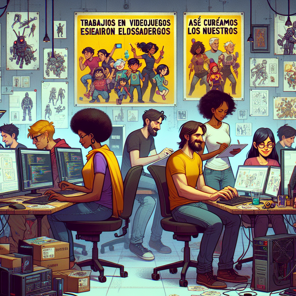 Trabajos en videojuegos escasearon, así que creamos los nuestros