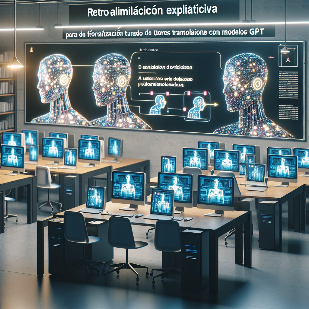 Retroalimentación Explicativa Automatizada para la Formación de Tutores con Modelos GPT