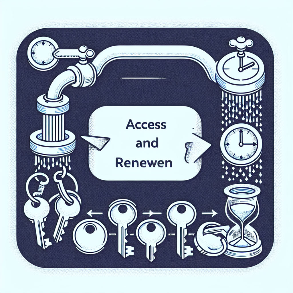 Flujo de Tokens de Acceso y Renovación