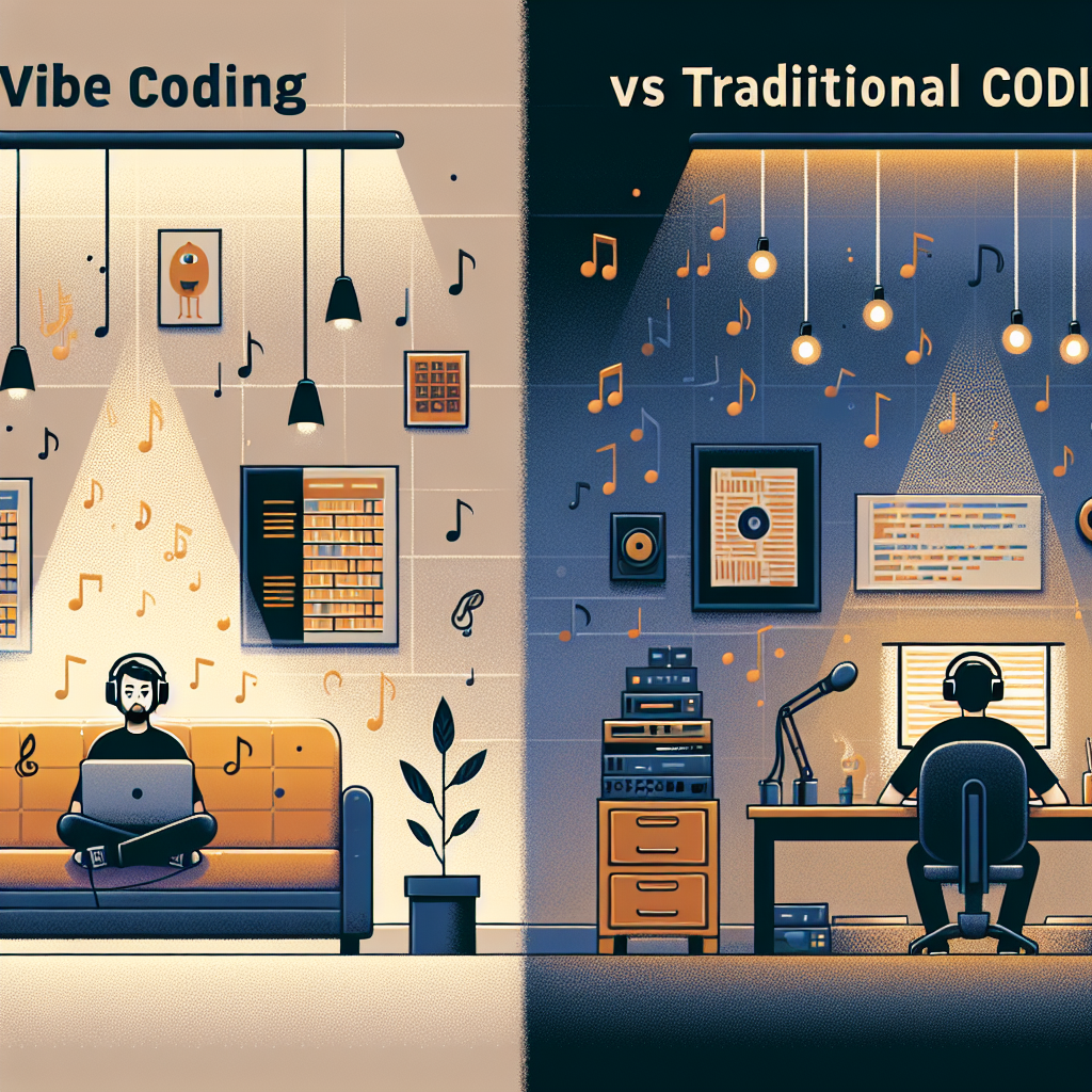 Vibe Coding vs Codificación Tradicional: Lo Esencial
