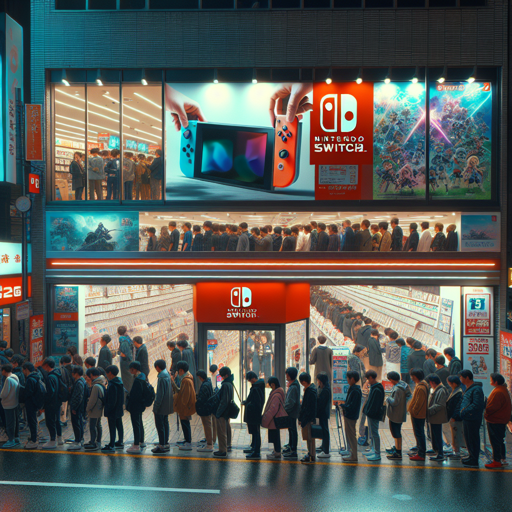 Tiendas abren a medianoche para la venta de Nintendo Switch 2