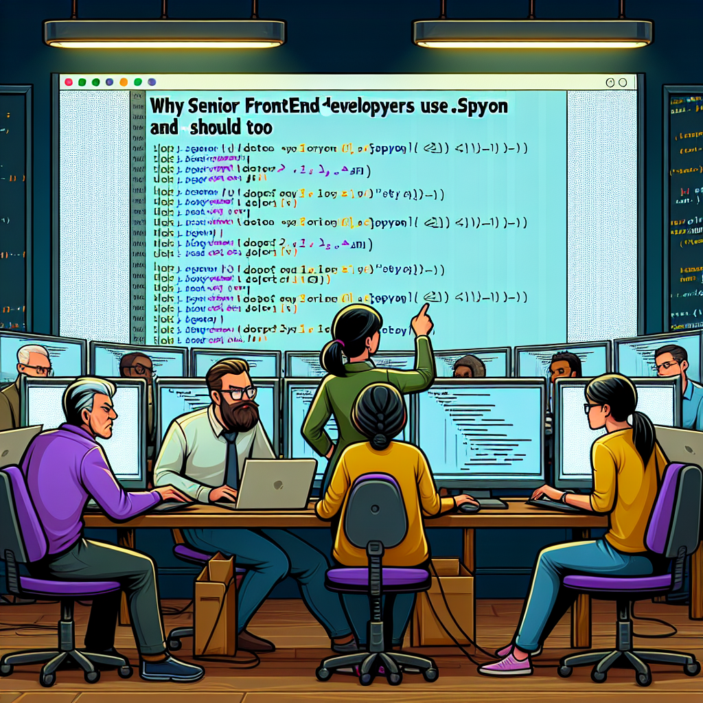 Por qué los desarrolladores frontend senior usan jest.spyOn y tú también deberías