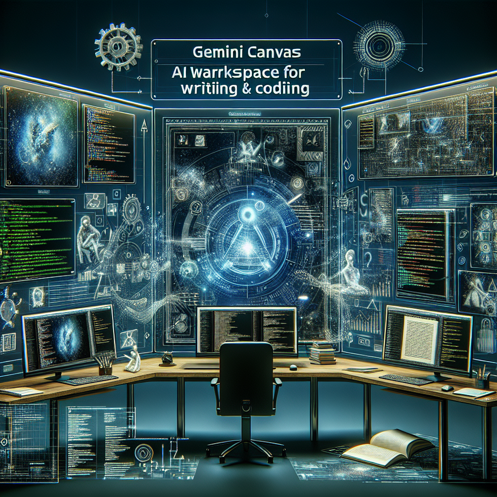 Google Gemini Canvas: Espacio de IA Gratis para Escribir y Programar