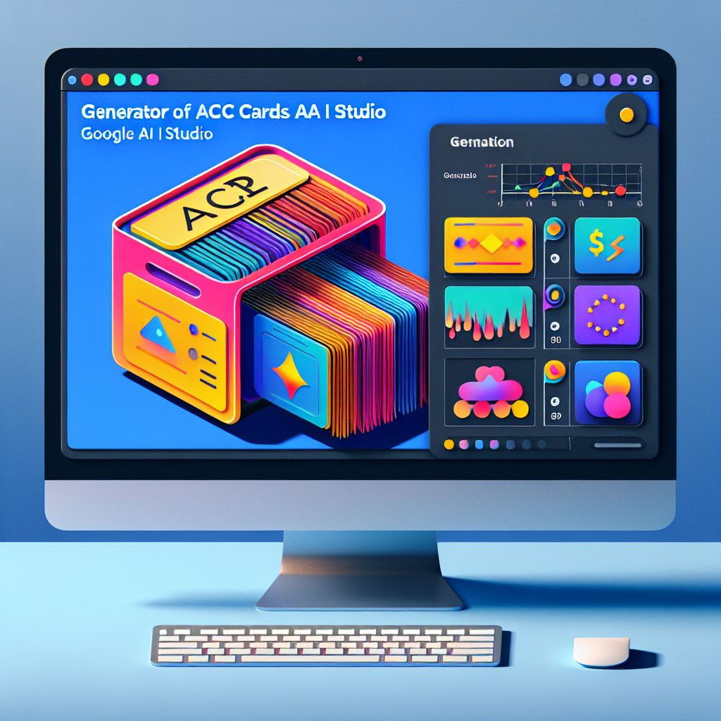 Generador de Tarjetas ACC con Google AI Studio