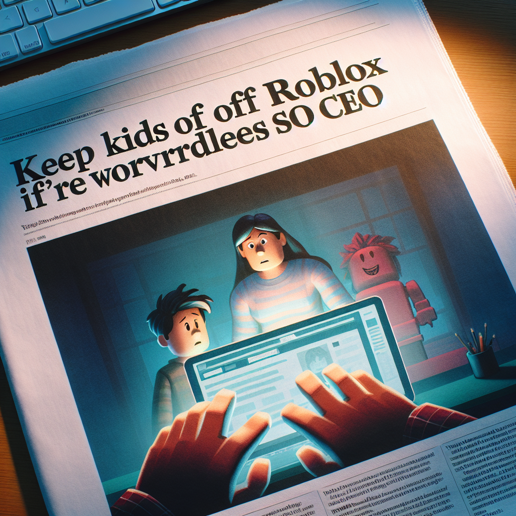 Mantén a los niños fuera de Roblox si te preocupa dice su CEO