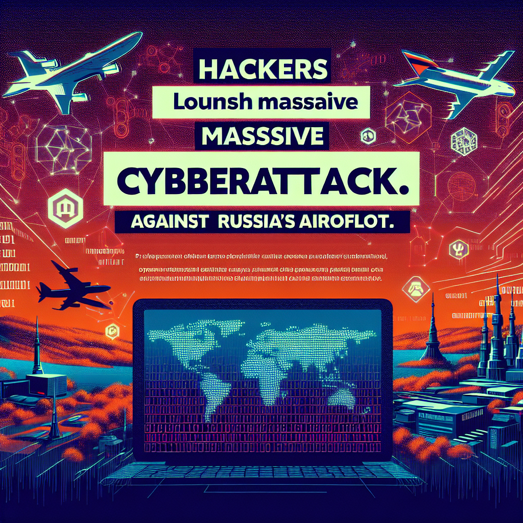 Hackers acusan ciberataque masivo contra Aeroflot de Rusia.