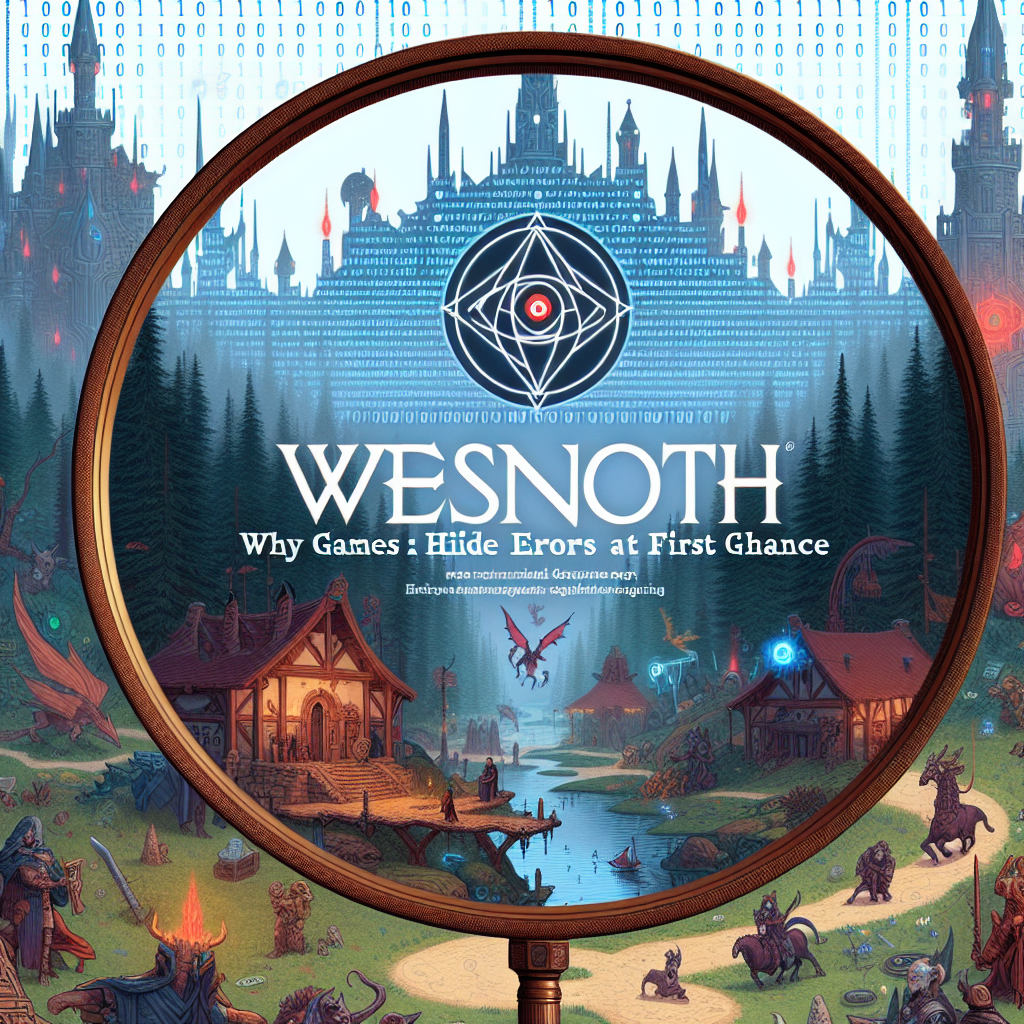 Por qué juegos como Wesnoth esconden errores a simple vista