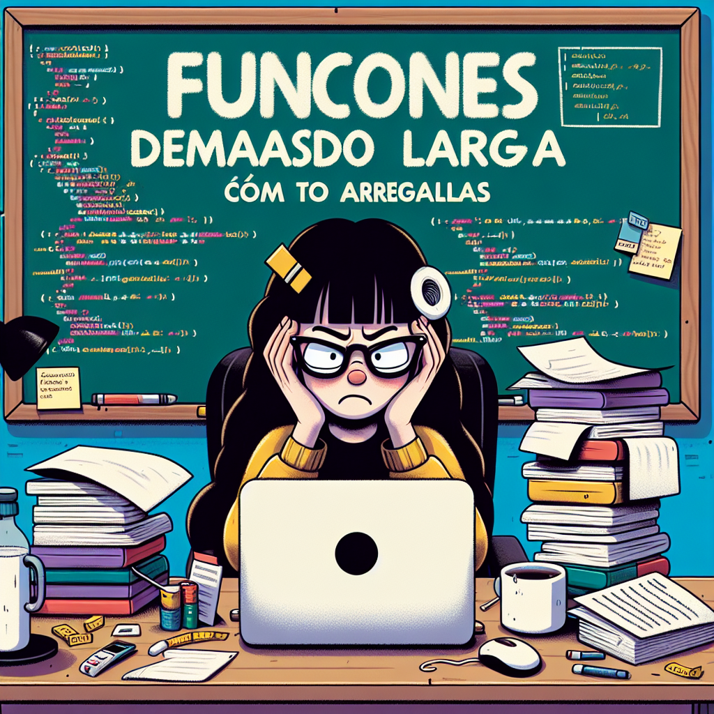 Funciones Demasiado Largas: Cómo Arreglarlas