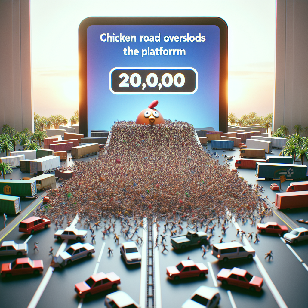 Caída de Yolo247: Chicken Road sobrecarga la plataforma, 20.000 usuarios