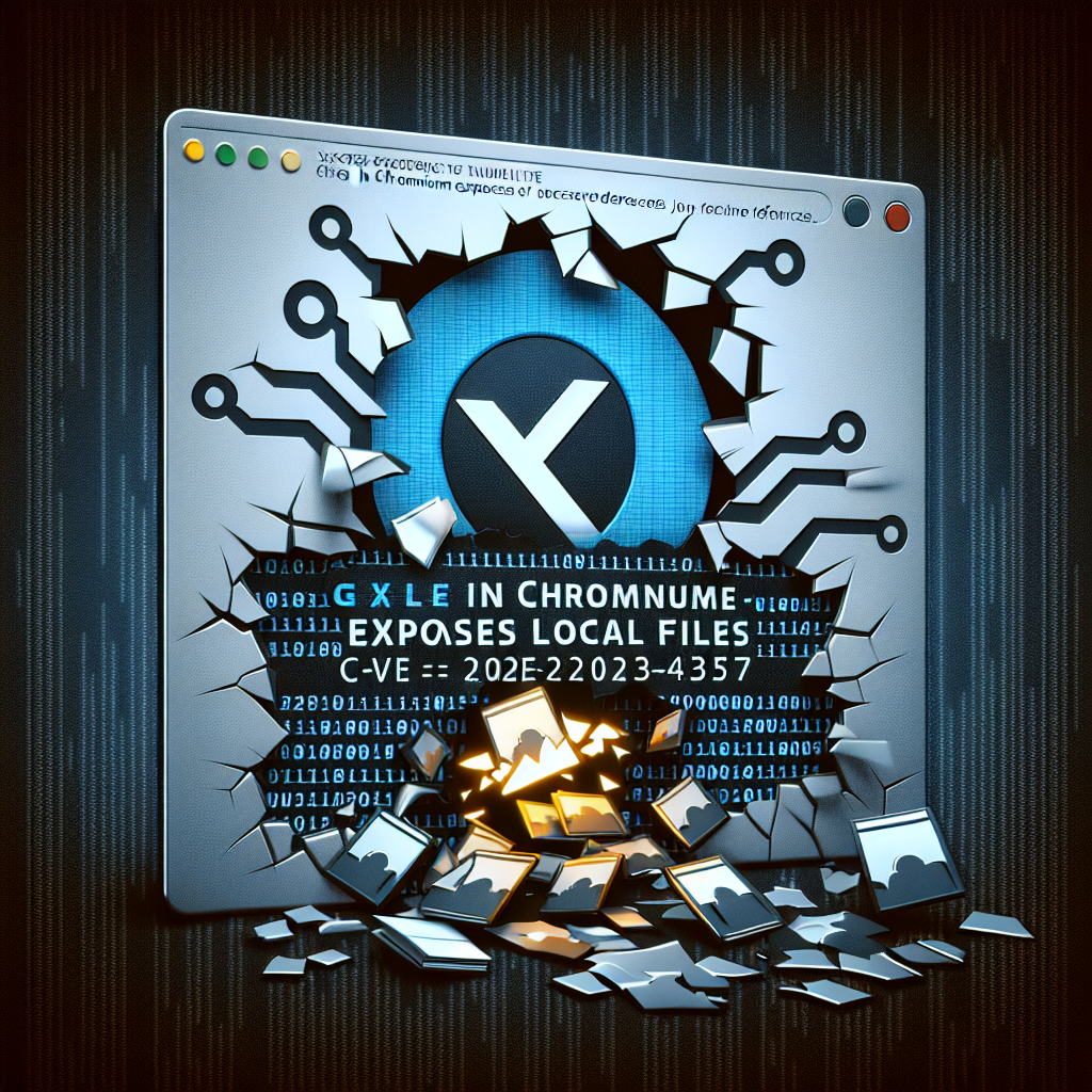 Falla XXE en Chromium expone archivos locales (CVE-2023-4357)